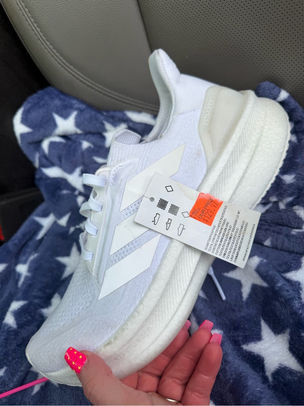 adidas Kids White Athletic Sneakers